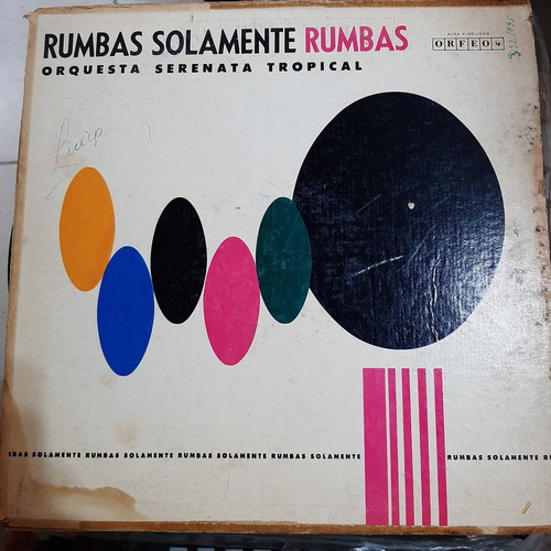 Vinilo Orquesta Serenata Tropical Rumbas Solamente H O3