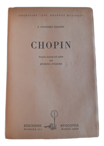 Chopin - J. Cuthbert Hadden (Usado)