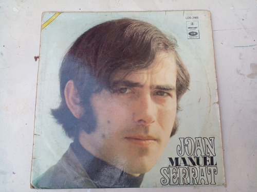 Disco Lp Vinilo De Joan Manuel Serrat Año 1969 Odeon Pops