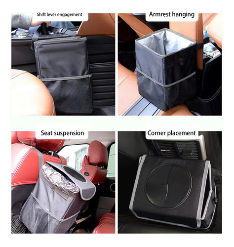 Papelera Multifuncional Para Coche, Respaldo De Asiento CoLG
