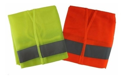 Imagen 5 de 7 de Importador Directo Chaleco Reflectivo Fluo Amarillo Naranja