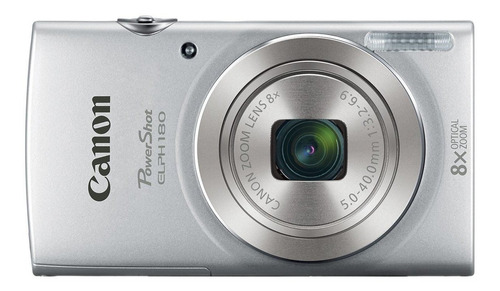  Canon PowerShot ELPH 180 compacta color  plateado 