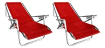 Comprar Combo Playa 2 Reposeras Aluminio Reforzada Playera 100kg
