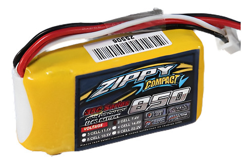 Paquete De Lipo 850mah Compacto Zippy Rc 2s C 35