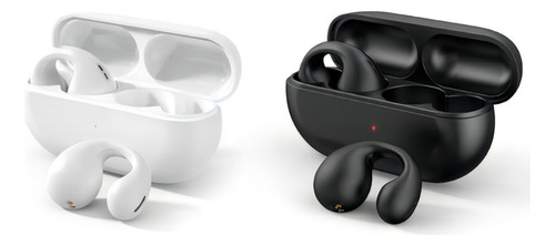 Fone De Ouvido Ear-clip Bluetooth Por Condução Ossea Clipe Cor Branco