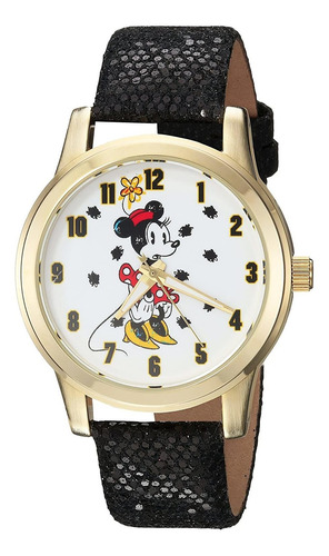 Reloj Mujer Disney Wds000262 Cuarzo Pulso Negro Just Watches