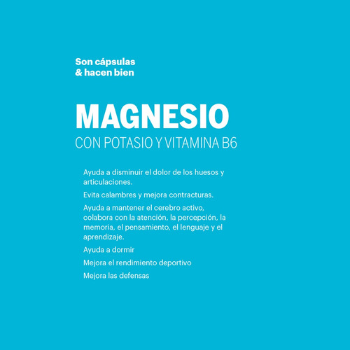 Wpn Wellness Magnesio Con Potasio Vitamina B6 60cap 3c