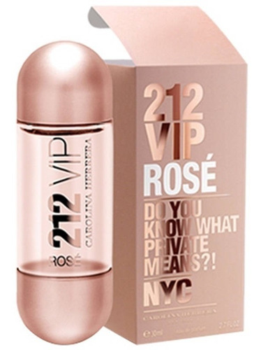 Perfume 212 Vip Rose Edp X 30ml C Herrera Orig. + Obsequio