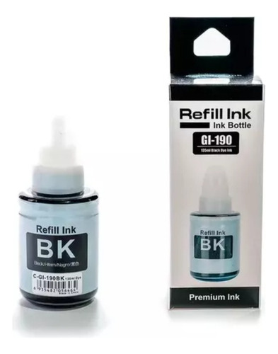 Kit 4 Tintas Gi-190 Para Impresoras Canon Tinta