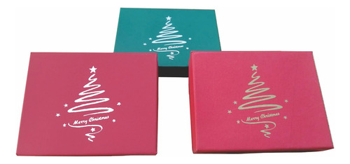 69 Cajas De Cartón Rígido Regalo Joyería Bisutería F Navidad