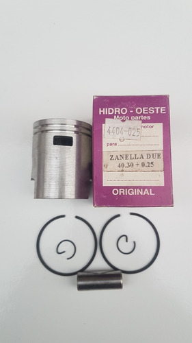 Kit Piston Ciclomotor Zanella Due 50cc. En 0.25mm 