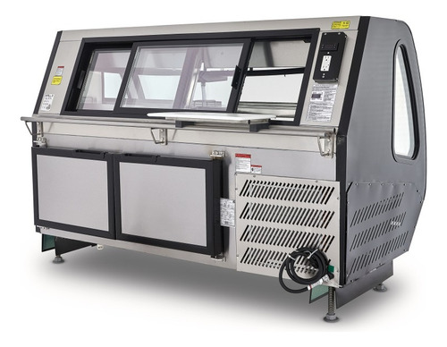 Vitrina Carnicera Torrey Capacidad De 579l Vca200-n Estilo de vidrio Curvo