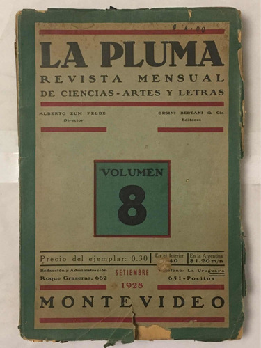 Revista La Pluma Vol8 1928