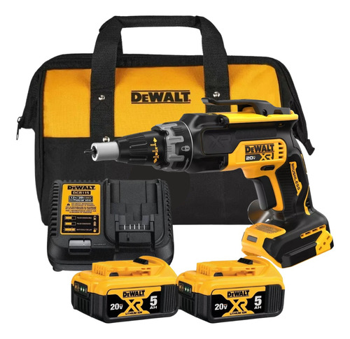 Parafusadeira Drywall Dcf630 2 Bateria 20v 5ah Dewalt Bolsa