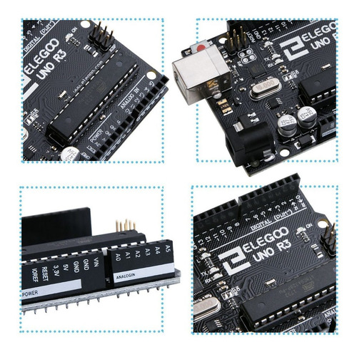 Elegoo El-cb-001 Uno R3 Junta Atmega328p Atmega16u2 Con Cabl