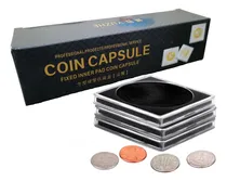 Comprar Capsulas De Monedas Negras Acrílicas 40mm De Caja De 20 U