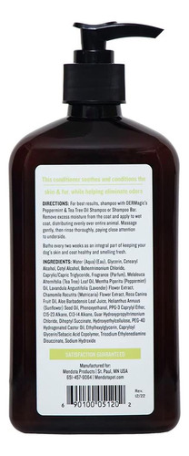 Shampoo E Condicionador Dermagic Com Hortelã E Óleo De Árvor