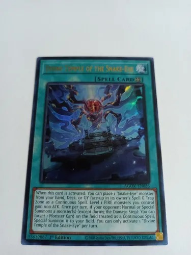 Divine Temple Of The Snake-eye - Ultra Rare Agov