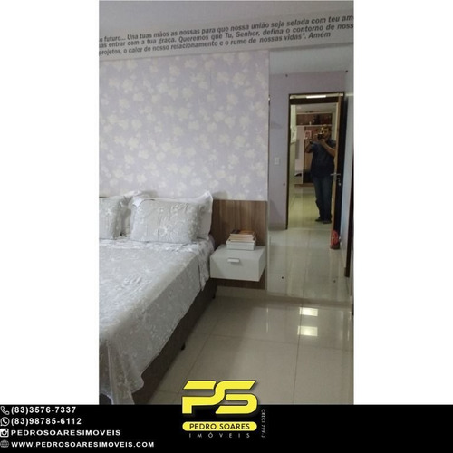 Imagem 10 de 15 de (projetados) Apartamento Com 3 Dormitórios À Venda, 114 M² Por R$ 500.000 - Bessa - João Pessoa/pb - Ap5371
