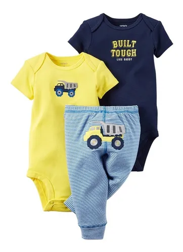 Conjunto Carters Bebe X 3 Pzas Ropa Carter's Carter Original