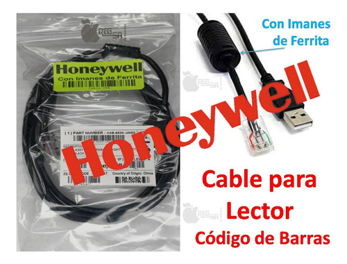 Cable De Datos Lector 1200g -1202g- 1300g - 1900g Honeywell