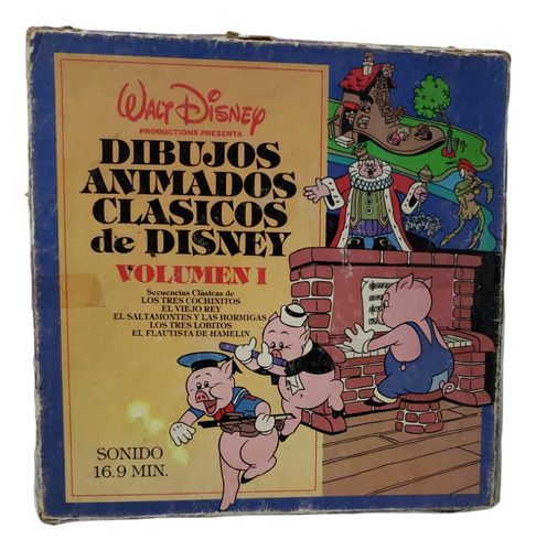 Pelicula Super 8 Walt Disney Dibujos Animados Clasicos Vol 1 (Usado)