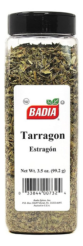 3.5 Oz Dried Tarragon Leaves / Estragon Deshidratado Gluten