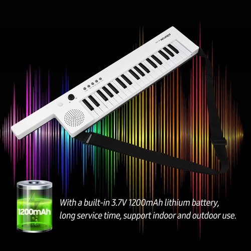 Piano Electrónico De Guitarra De 37 Teclas Con Mini Teclado