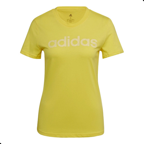 Camiseta Feminina adidas Leve Essentials Slim Logo Pequeno