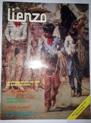 Lienzo, Revista De Charrería, #3, 50 P. 1983, Cuidada