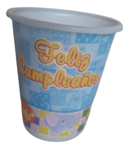 Pack De 10 Vasos Descartables Para Cumpleaños Infantil