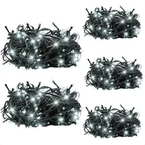 Comprar Kit 5 Cordão Luminoso Led Pisca Pisca 8 Função 200 Leds 110v Luzes 6500k - Branco Frio