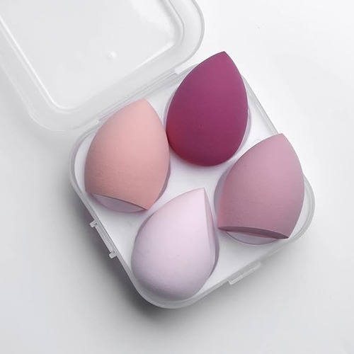 Kit Esponjas Beauty Blender Premium (x4 Piezas) + Estuche Surtidos Set A Mediana