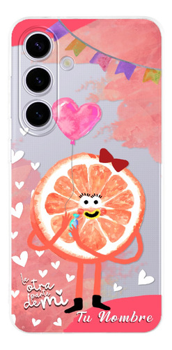 Funda Para Galaxy De Parejas Media Naranja Nombre De Ella