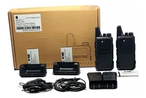 Comprar Radio De Comunicación C1 4 Baterías 2 Bases 2 Manos Libres