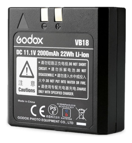 Godox Vb18 11.1v Mah Batería Recargable De Iones De Litio .