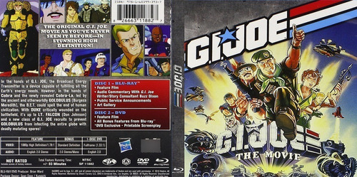 Gi Joe G.i. Joe The Movie 1987 Blu Ray Oficial