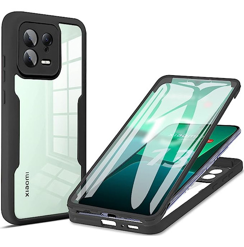 Funda Para Xiaomi 13 5g Transparente +protector De Pantalla