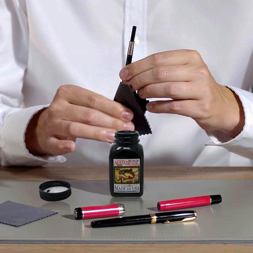 Tinta Negra Impermeable Para Bolígrafo Estilográfico 85 G Negro