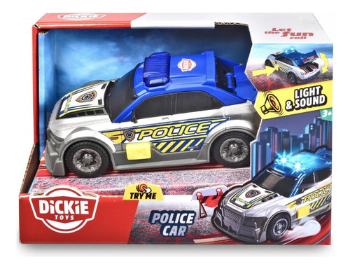 Auto De Policia - Sonido Y Luces - Dickie Toys Color Multicolor