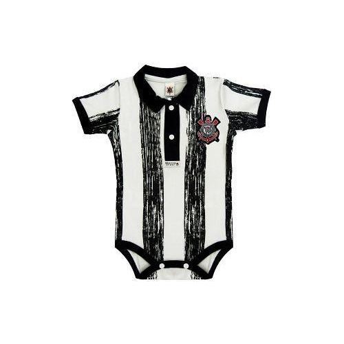 Body Polo Corinthians Preto-branco G