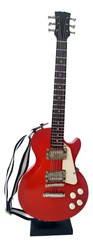 Chitarra In Miniatura Gibson Les Paul Slash – Modellino 25 Cm Con Supporto, Omaggio Al Chitarrista Dei Guns N' Roses