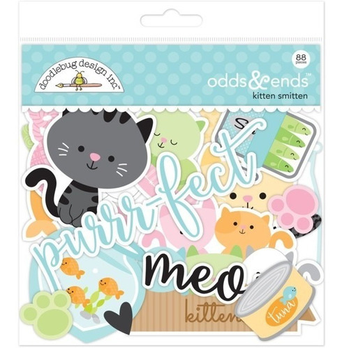 Figuras Doodlebug Db Scrapbook Odds & Ends Kitten Smitten