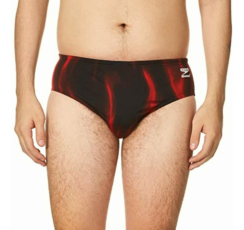 Speedo Traje De Baño Para Caballero, Rojo, 30-31