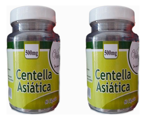 Centella Asiática 500mg 120 Cápsulas Promo!! 