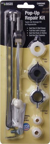 Pf Waterworks Pf0907 Kit De Reparación De Desagüe Emergente