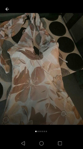 Vestido De Hilo De Seda Largo Y Tapado Haciendo Juego