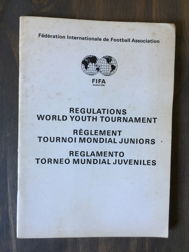 Libro Reglamento Fifa Torneo Mundial Juveniles - Oferta