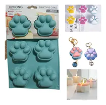 Comprar Molde De Silicon  Huella De Perro Jabones Velas 
