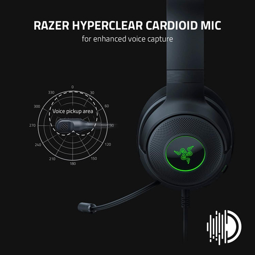 Razer Kraken V3 X Auriculares De Juegos Usb Con Cable: Const